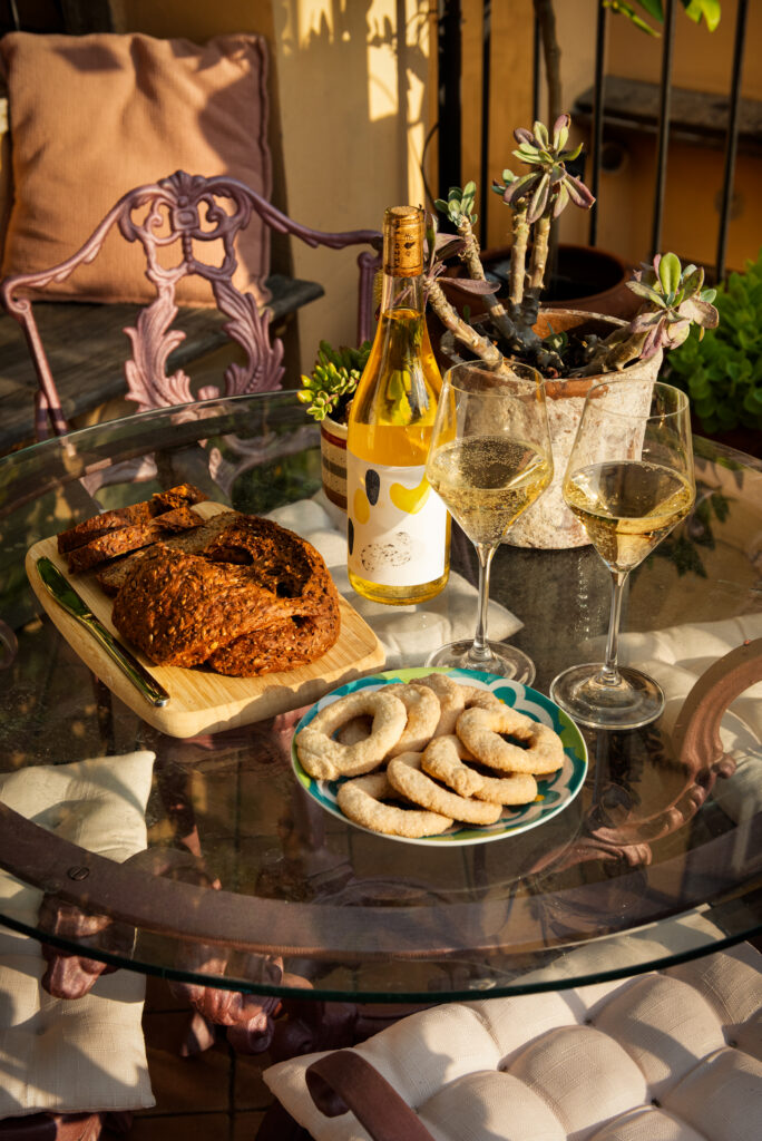 1. Aperitivo sulla terrazza della Voliera di Bacco a Frascati